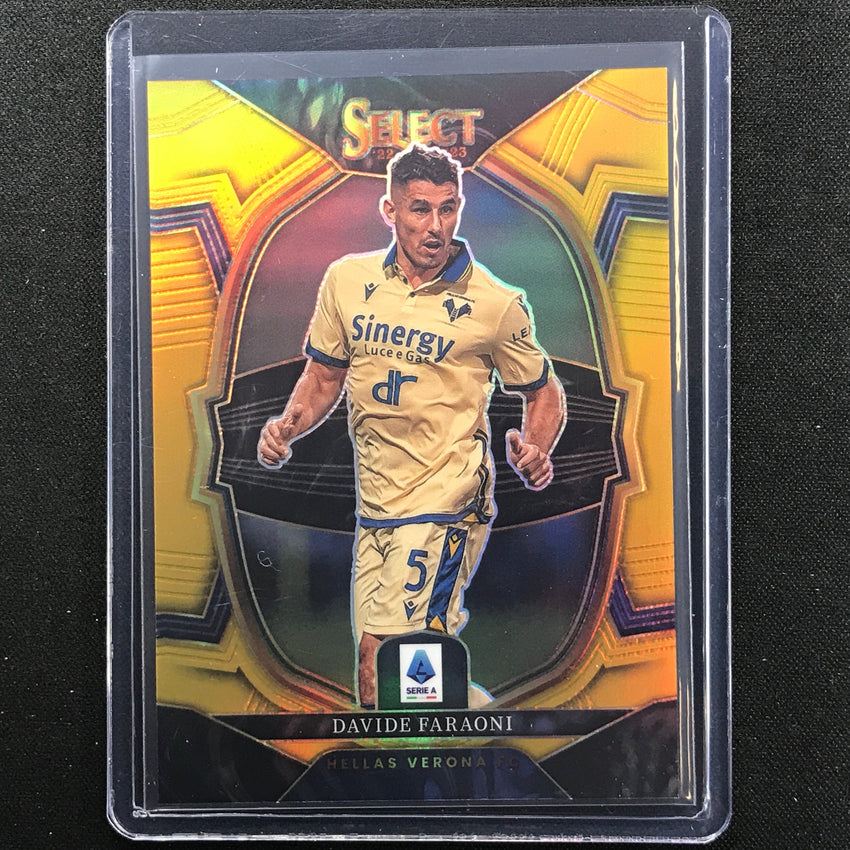 2022-23 Select Serie A Davide Faraoni Terrace Gold Prizm 5/10
