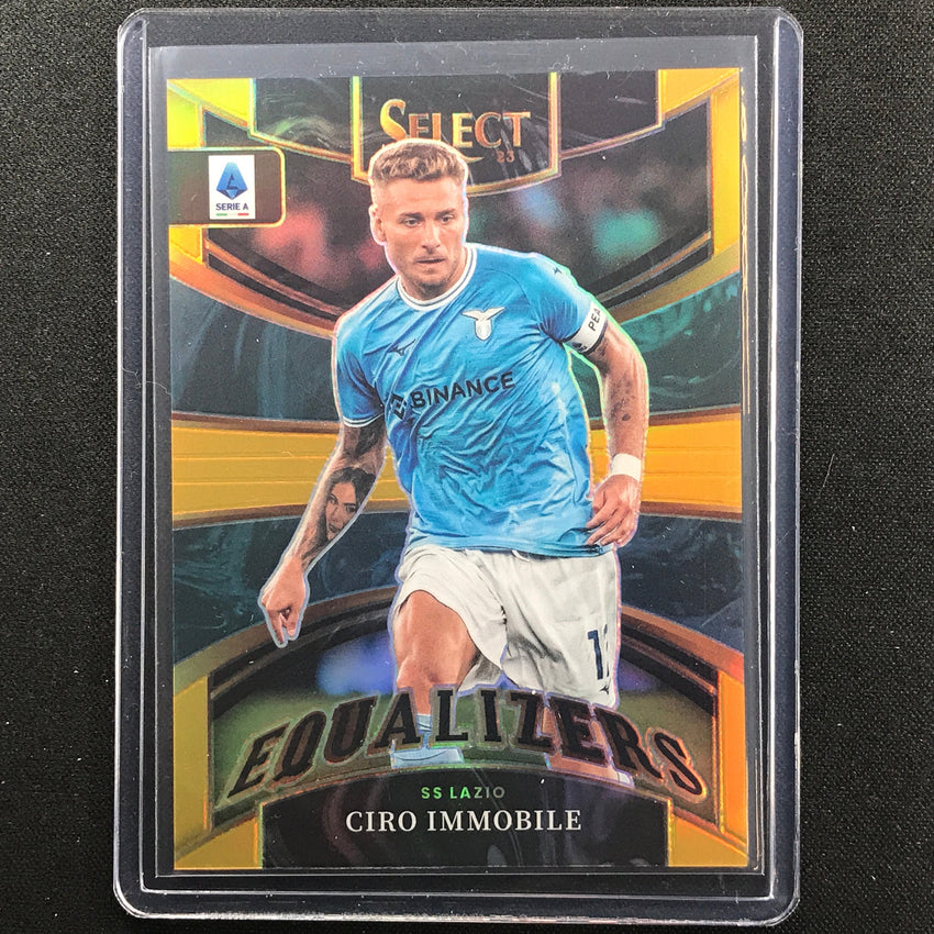 2022-23 Select Serie A Ciro Immobile Equalizers Gold Prizm 2/10