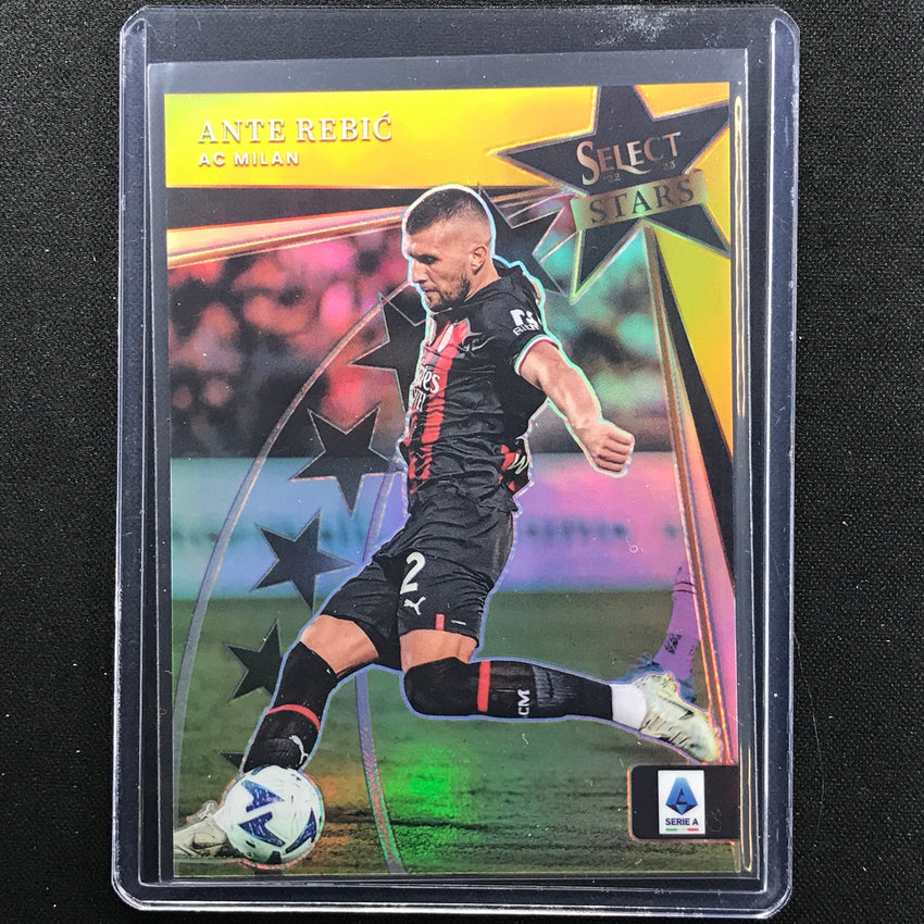 2022-23 Select Serie A Ante Rebic Select Stars Gold Prizm 8/10