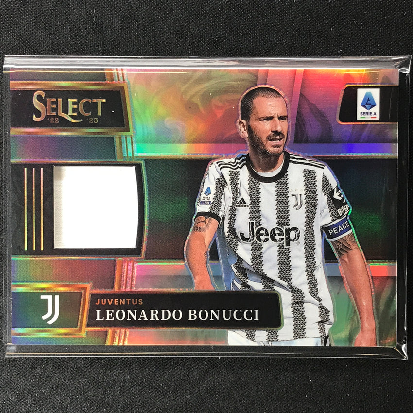 2022-23 Select Serie A Leonardo Bonucci Memorabilia Jersey Relic Silver No Lb