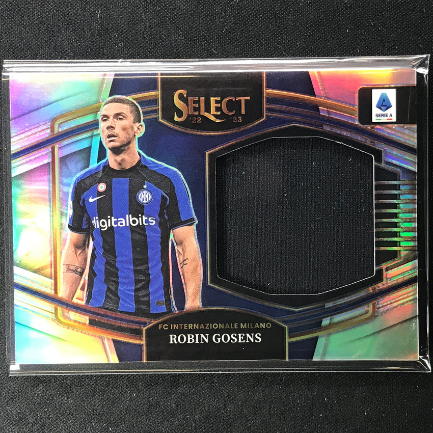 2022-23 Select Serie A ROBIN GOSENS Jumbo Swatch Jersey Relic Silver Prizm #RGS