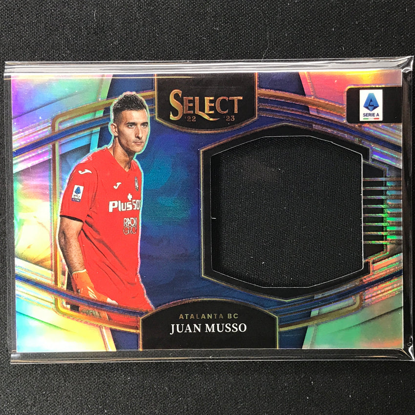 2022-23 Select Serie A JUAN MUSSO Jumbo Swatch Jersey Relic Silver Prizm #JMU