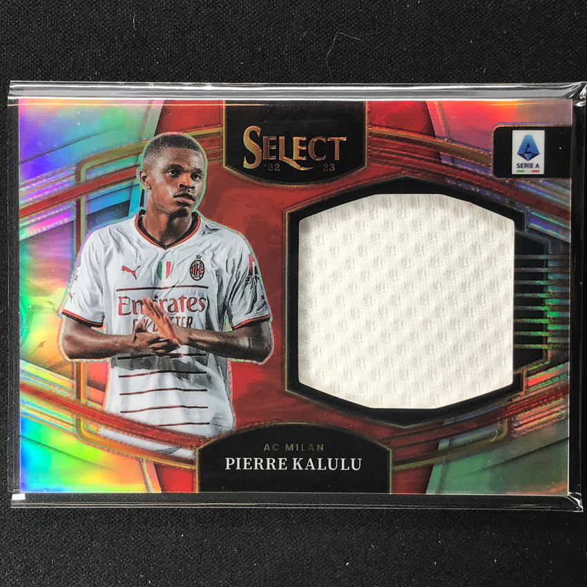 2022-23 Select Serie A Pierre Kalulu Jumbo Swatch Jersey Relic Silver Prizm No Klu