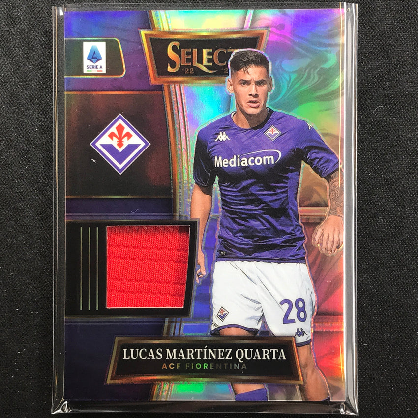 2022-23 Select Serie A Lucas Martinez Quarta Swatch Jersey Relic Silver No Sms