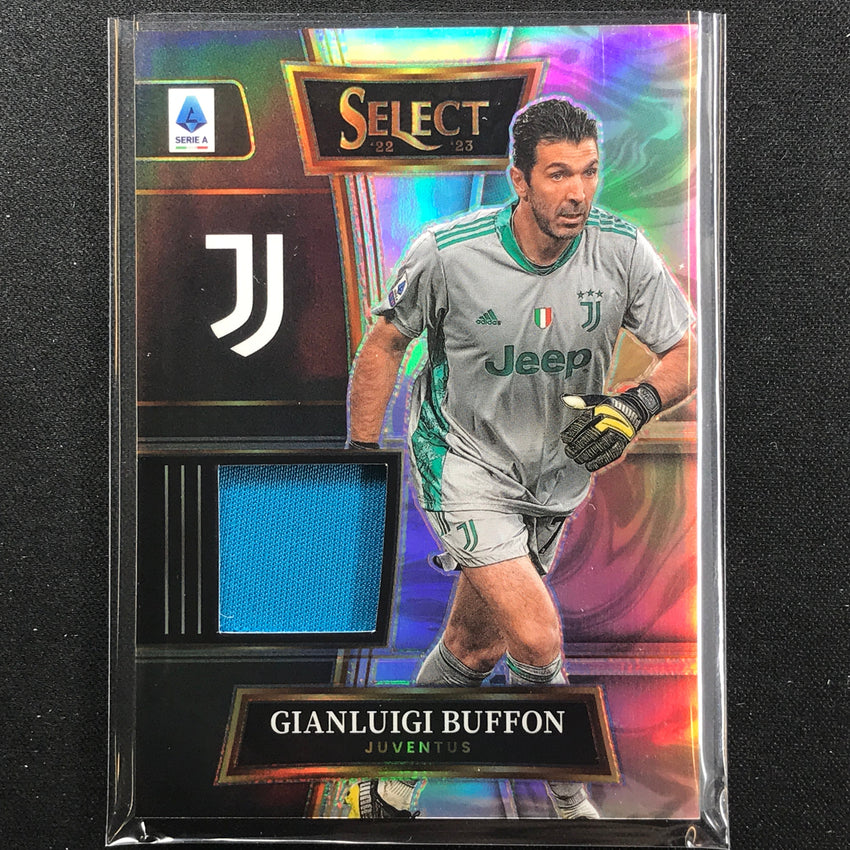2022-23 Select Serie A Gianluigi Buffon Swatch Jersey Relic Silver Prizm No Buf