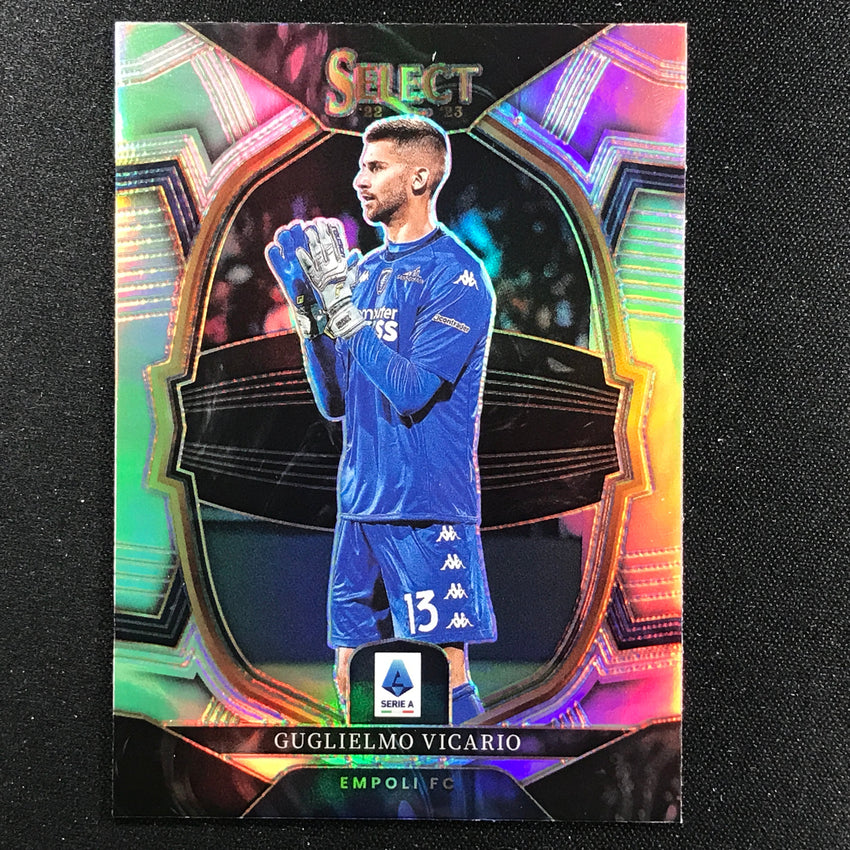 2022-23 Select Serie A Guglielmo Vicario Terrace Silver Prizm No 32