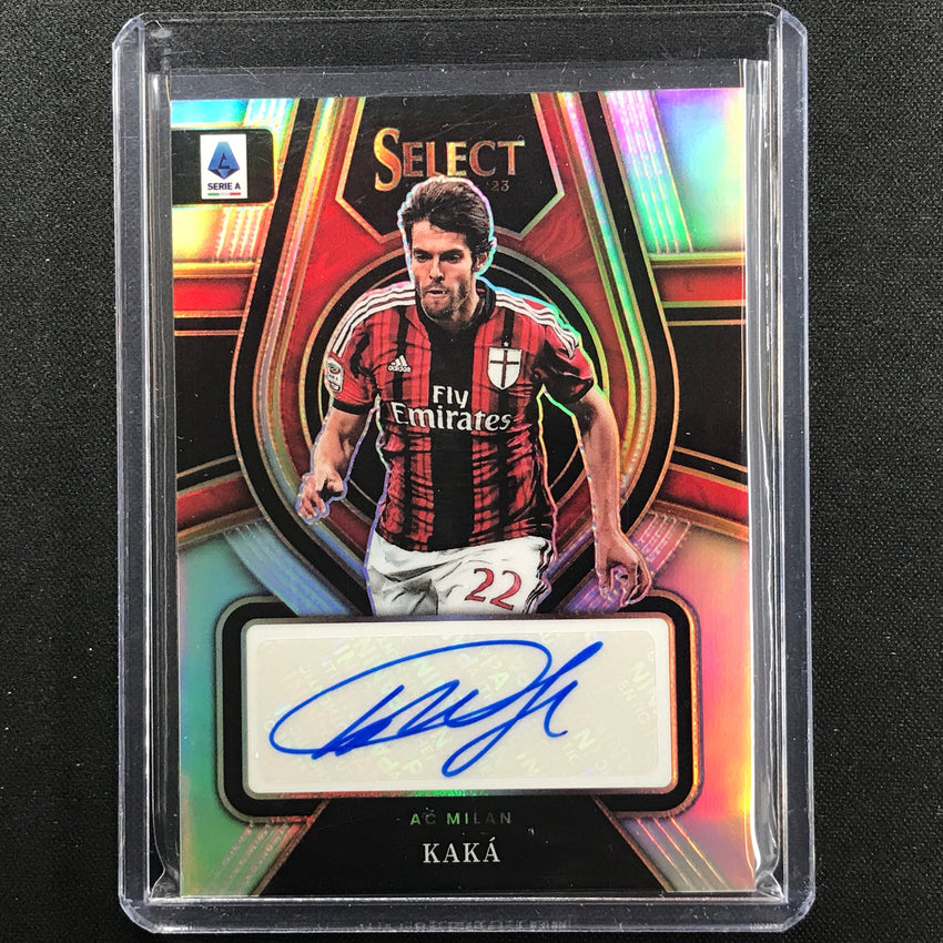 2022-23 Select Serie A Kaka Select Signatures Auto Silver Prizm No Ss-k
