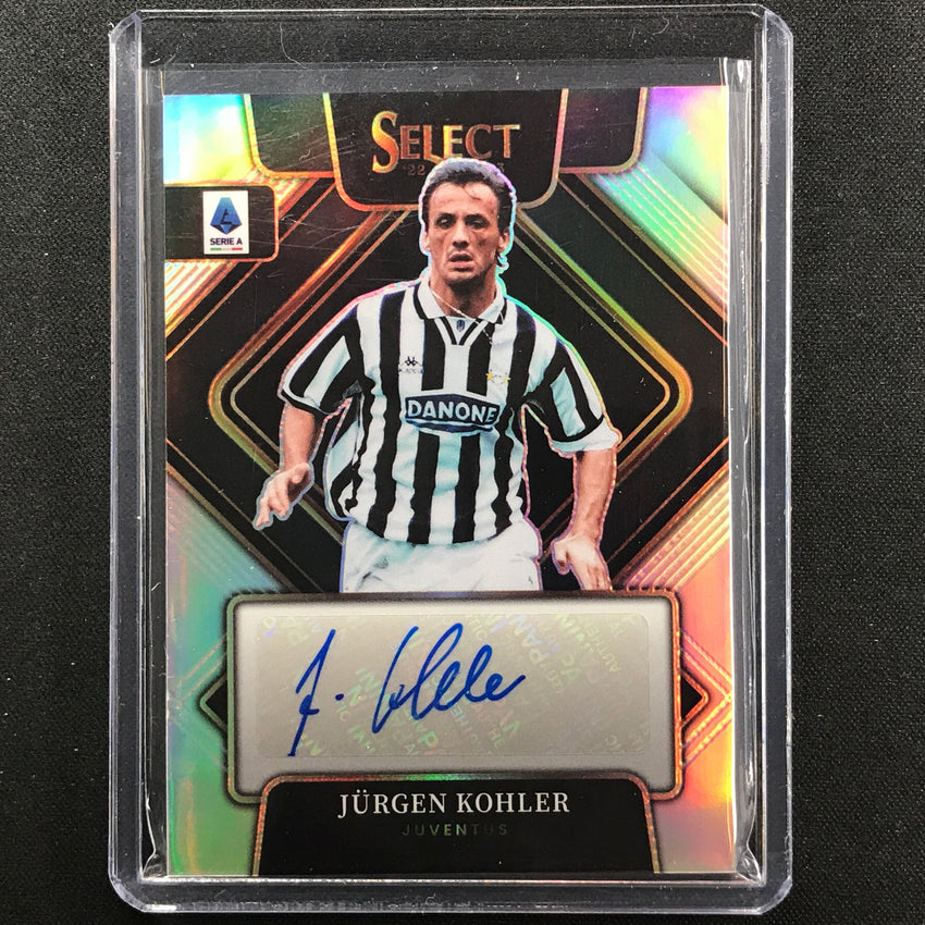 2022-23 Select Serie A Jurgen Kohler Select Signatures Auto Silver Prizm No Jko