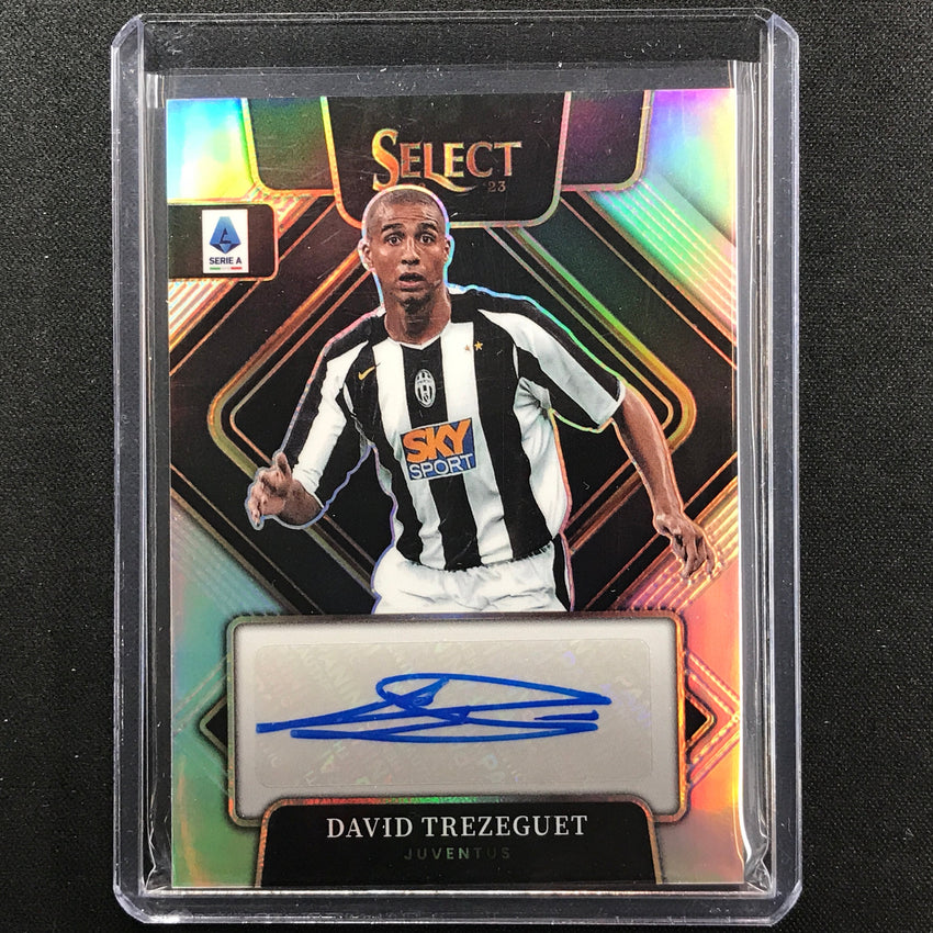 2022-23 Select Serie A David Trezeguet Select Signatures Auto Silver Prizm No Dt
