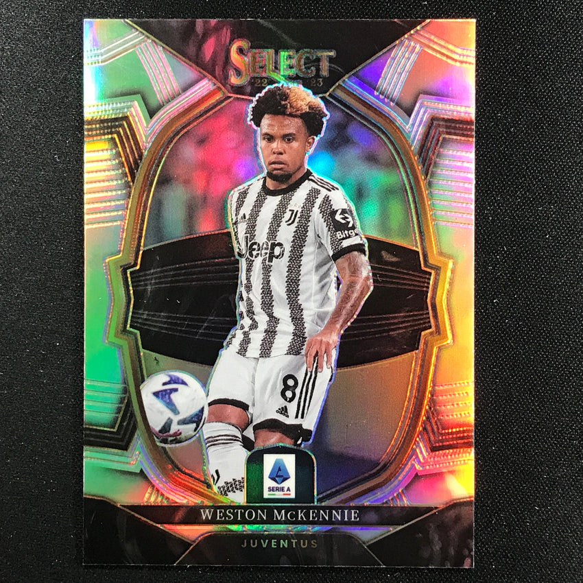 2022-23 Select Serie A Weston Mckennie Terrace Silver Prizm No 50