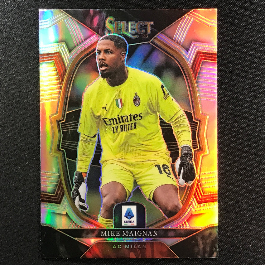 2022-23 Select Serie A Mike Maignan Terrace Silver Prizm No 3