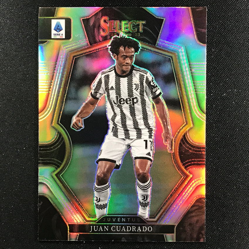 2022-23 Select Serie A Juan Cuadrado Mezzanine Silver Prizm No 151