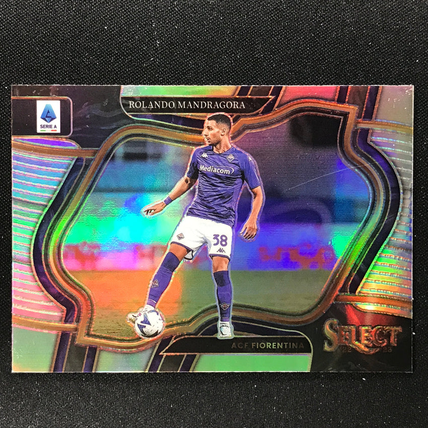 2022-23 Select Serie A ROLANDO MANDRAGORA Field Level Silver Prizm #213
