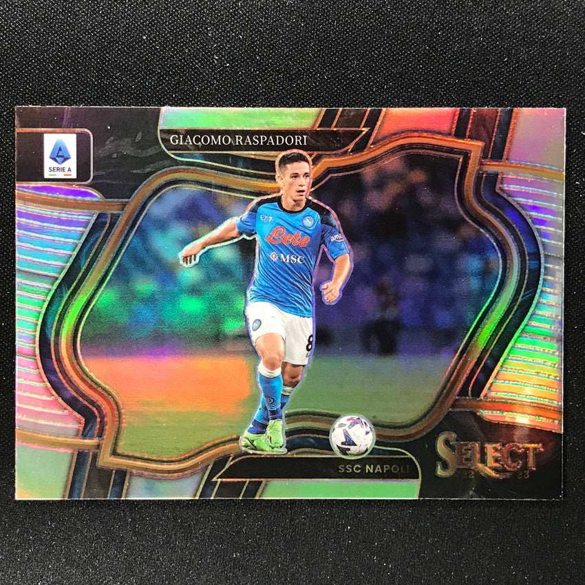 2022-23 Select Serie A Giacomo Raspadori Field Level Silver Prizm No 241