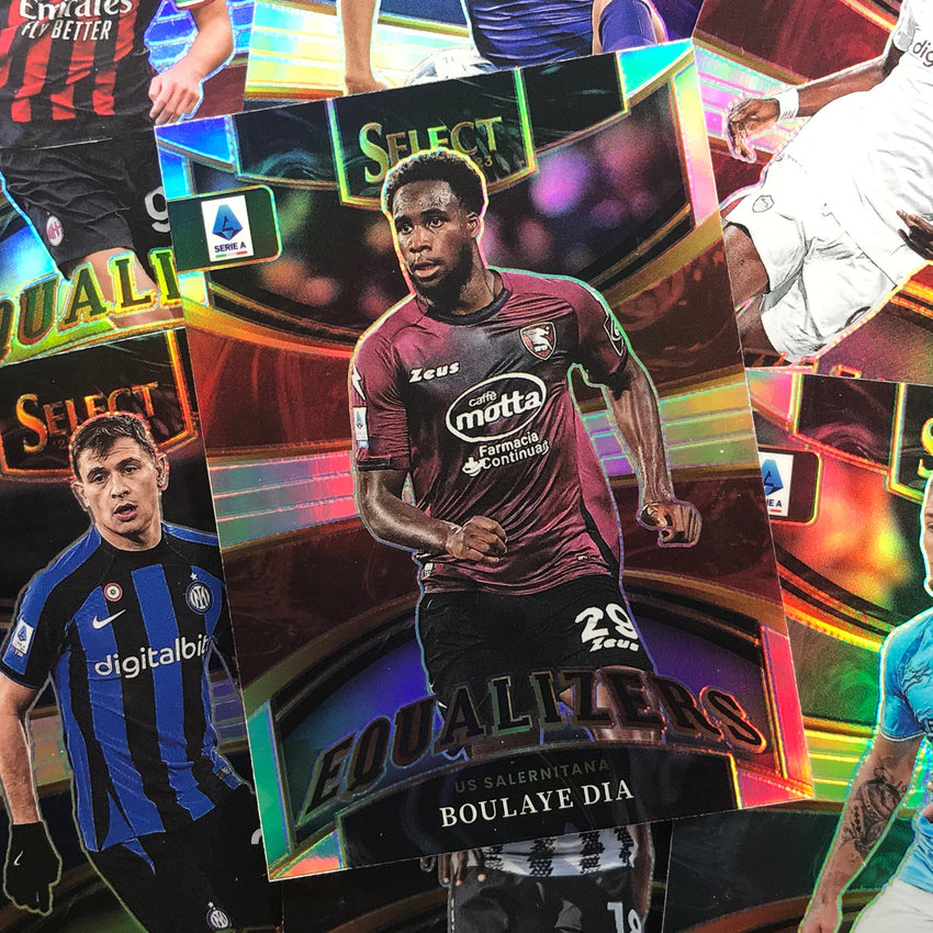 2022-23 Select Serie A Giacomo Raspadori Equalizers Silver Prizm No 19