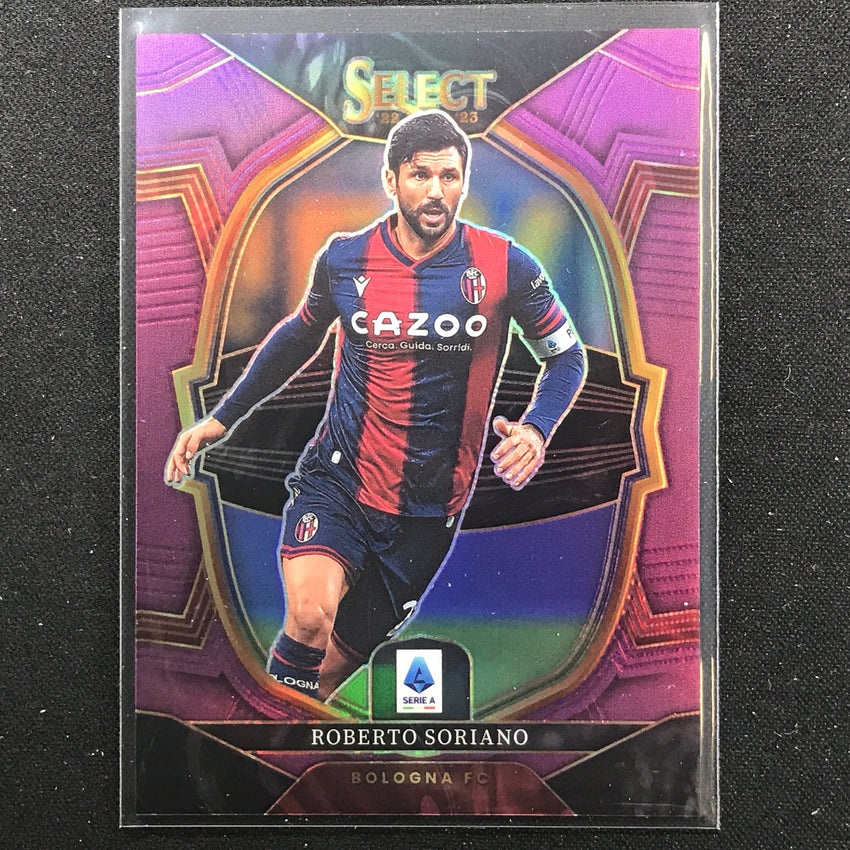 2022-23 Select Serie A Roberto Soriano Terrace Purple 47/49