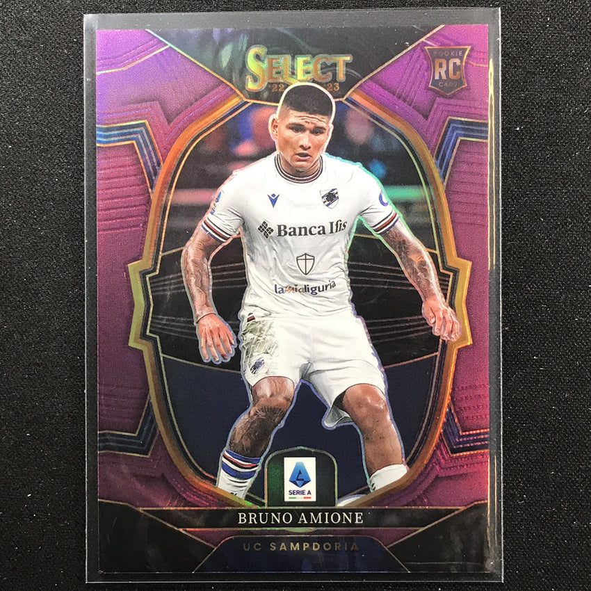 2022-23 Select Serie A Bruno Amione Terrace Rookie Purple 17/49