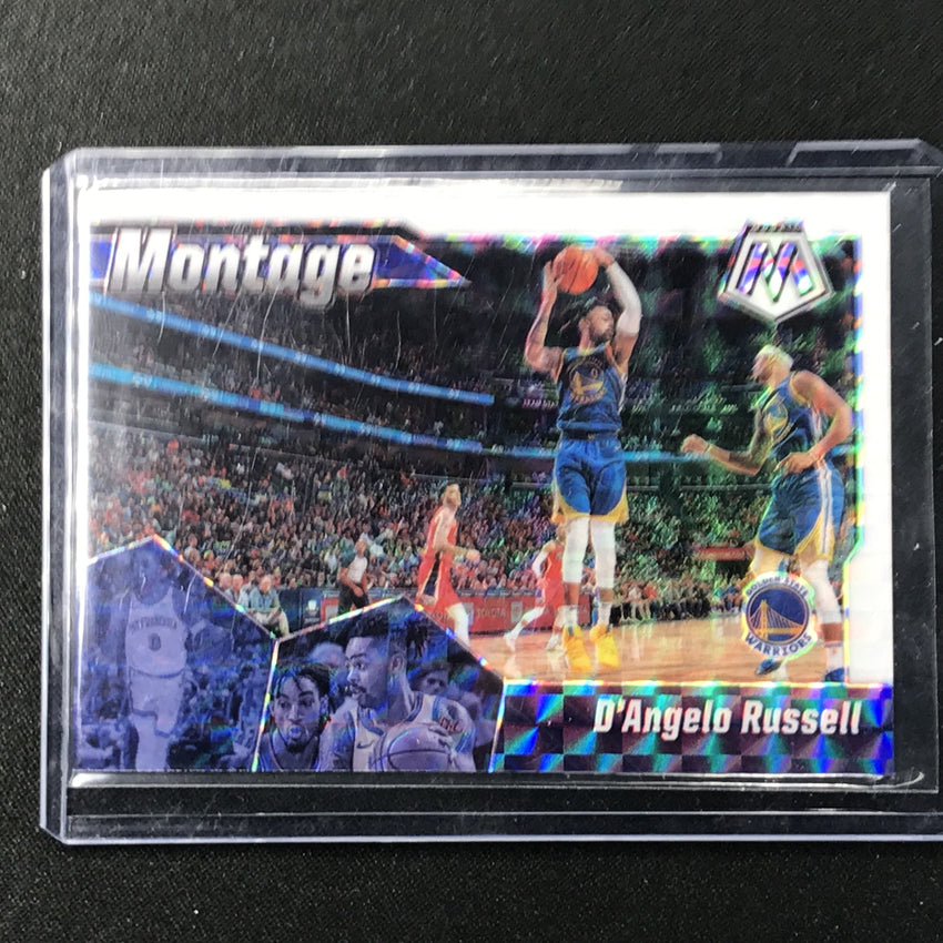2019-20 Mosaic D'ANGELO RUSSELL Montage White Mosaic Prizm 19/25 #11-Cherry Collectables