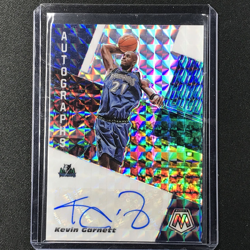 2019-20 Mosaic KEVIN GARNETT Mosaic Prizm Auto #KGN-Cherry Collectables