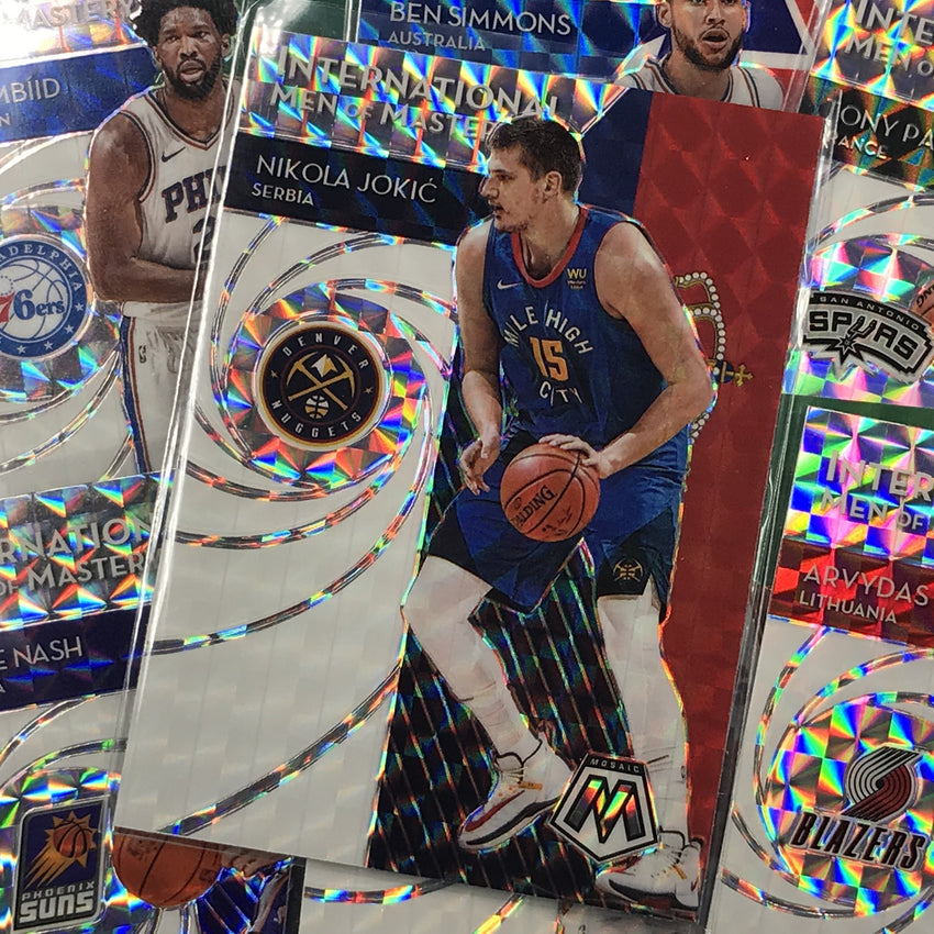 2019-20 Mosaic RICKY RUBIO International Men Of Mastery Mosaic Prizm #19-Cherry Collectables