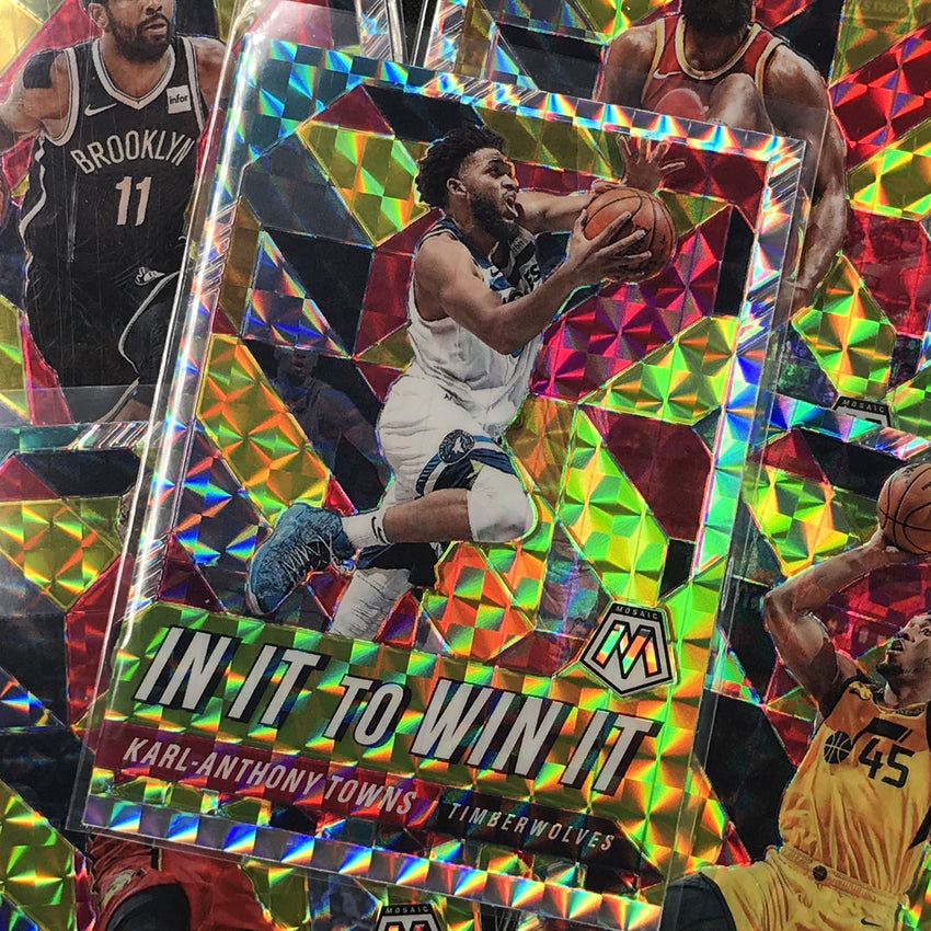 2019-20 Mosaic PAUL GEORGE In It To Win It Mosaic Prizm #8-Cherry Collectables
