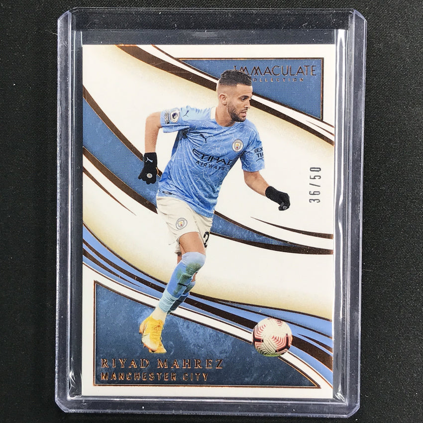 2020 Immaculate Riyad Mahrez Base Bronze 36/50