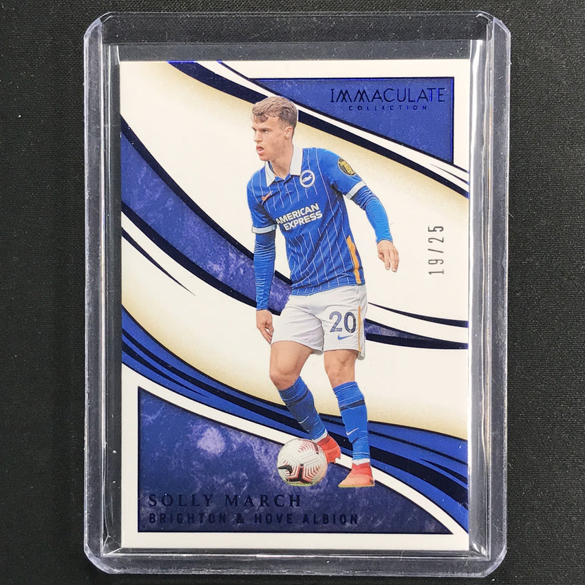 2020 Immaculate Solly March Base Sapphire 19/25