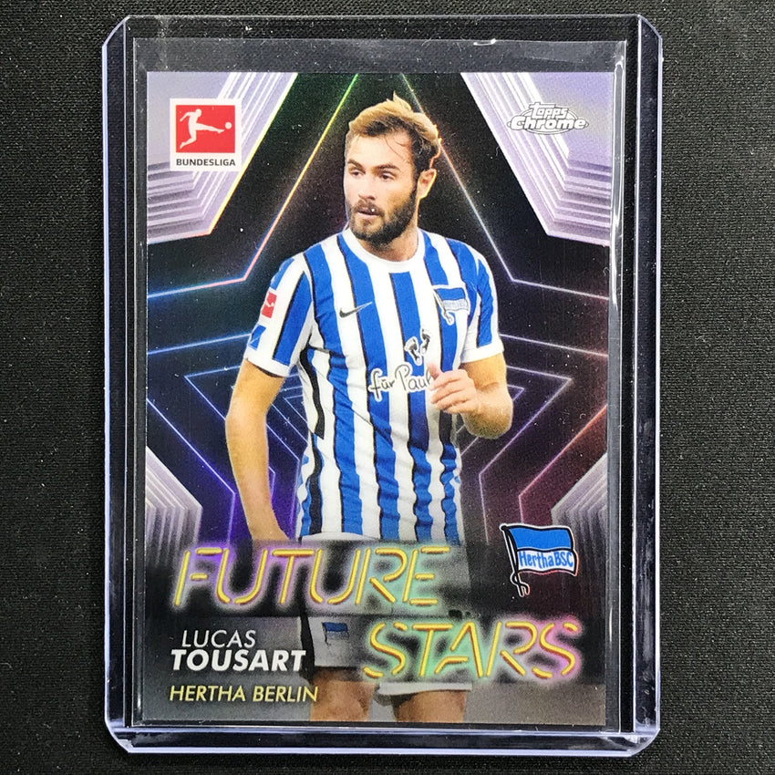 2020-21 Topps Chrome Bundesliga Lucas Tousart Future Stars Refractor No Lt