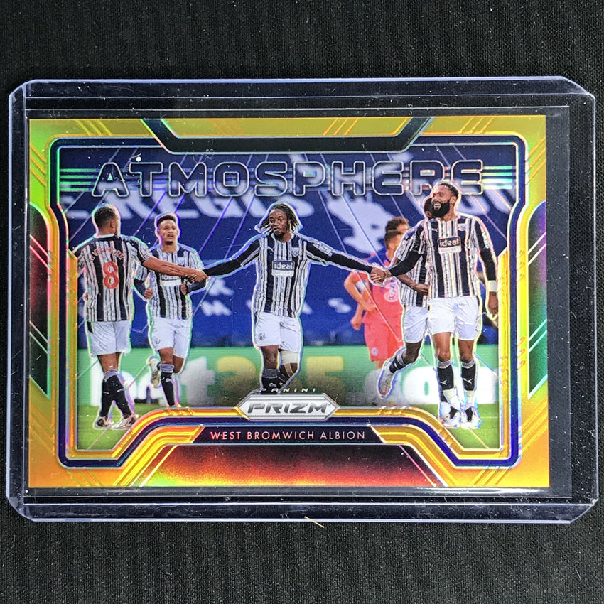2020-21 Prizm Epl West Bromwich Albion Atmosphere Gold 1/10