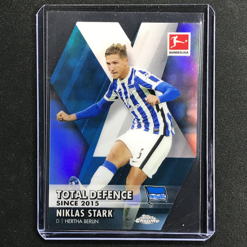 2020-21 Topps Chrome Bundesliga Niklas Stark Decade Of Dominance Refractor No Ns