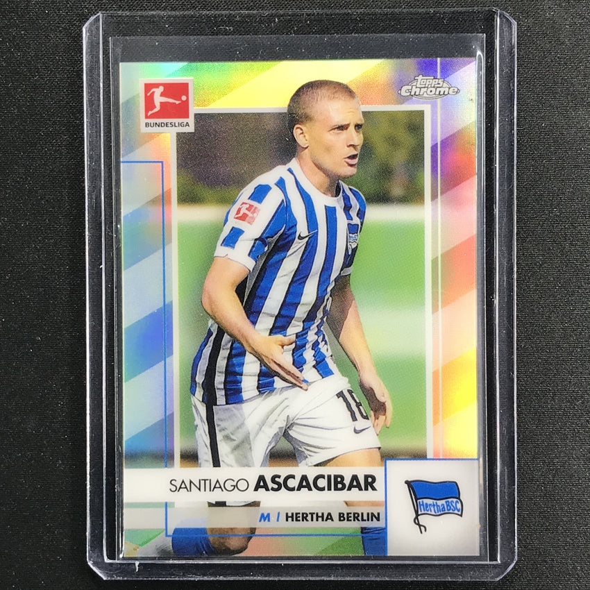 2020-21 Topps Chrome Bundesliga Santiago Ascacibar Refractor No 12
