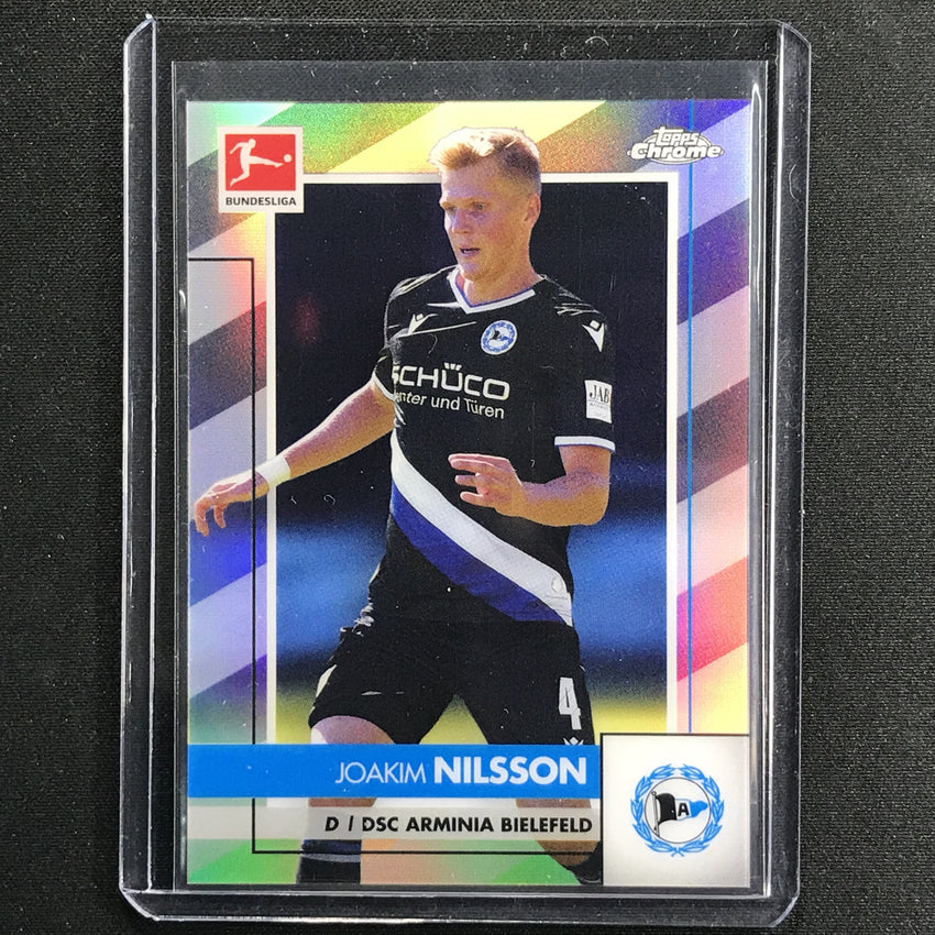 2020-21 Topps Chrome Bundesliga Joakim Nilsson Refractor No 20