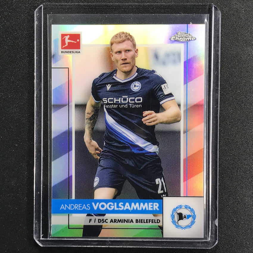 2020-21 Topps Chrome Bundesliga Andreas Voglsammer Refractor No 21