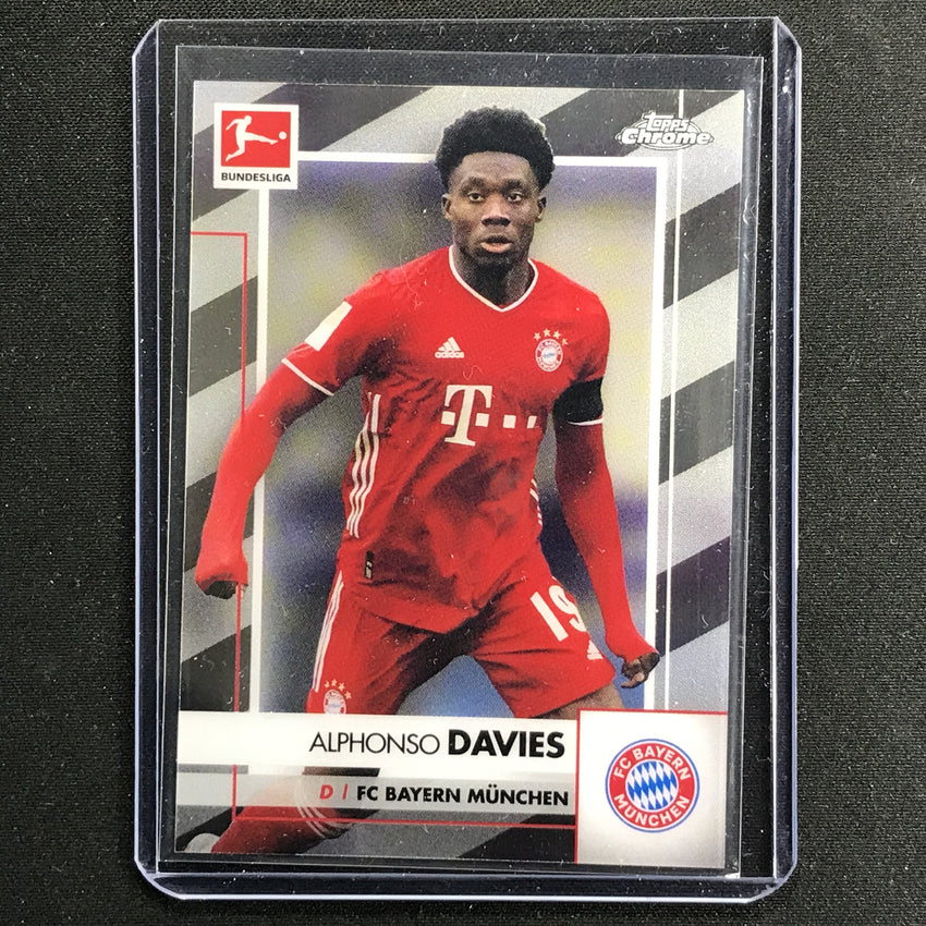 2020-21 Topps Chrome Bundesliga Alphonso Davies Base No 82