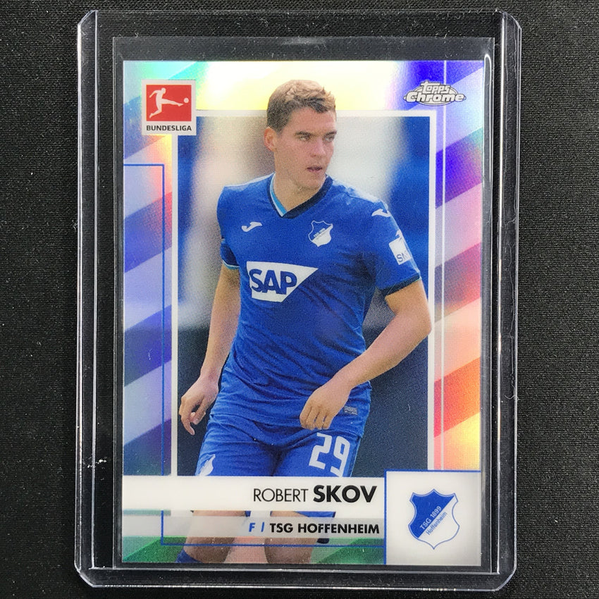 2020-21 Topps Chrome Bundesliga Robert Skov Refractor No 47