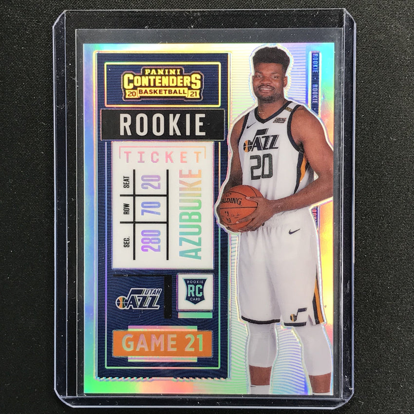 2020-21 Contenders UDOKA AZUBUIKE Rookie Premium Ticket Photo Variation #134