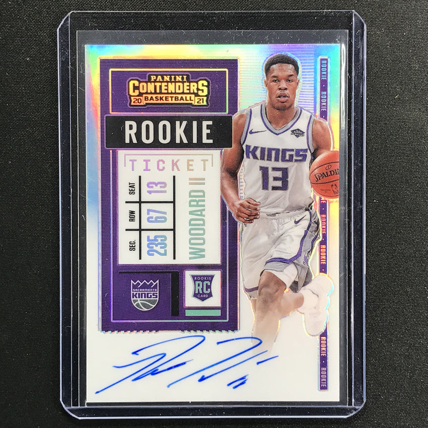 2020-21 Contenders Robert Woodard Ii Rookie Ticket Premium Variation Auto No 110