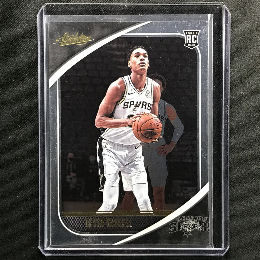 2020-21 Absolute Memorabilia Devin Vassell Base Rookie No 90