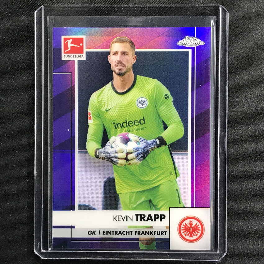 2020-21 Topps Chrome Bundesliga Kevin Trapp Purple Refractor 195/299