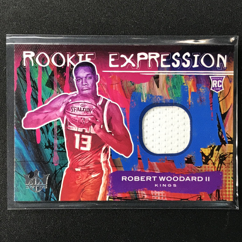 2020-21 Court Kings Robert Woodard Ii Rookie Expression Jersey No Rw2 C