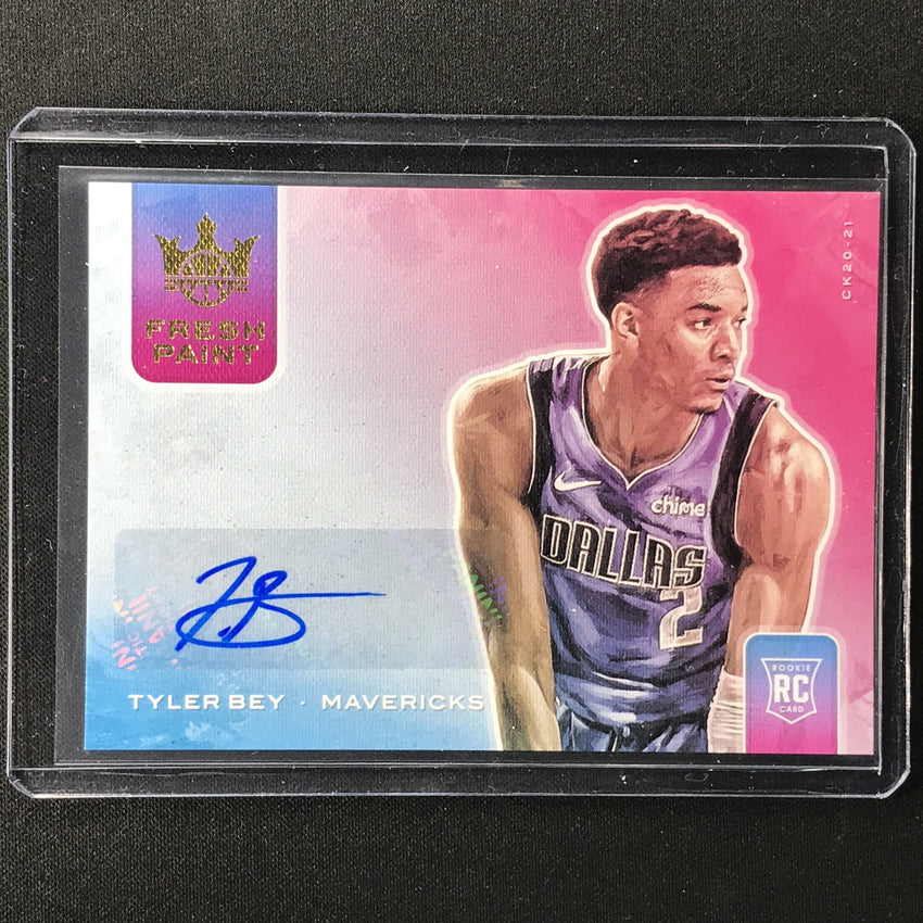 2020-21 Court Kings Tyler Bey Fresh Paint Rookie Auto 114/149