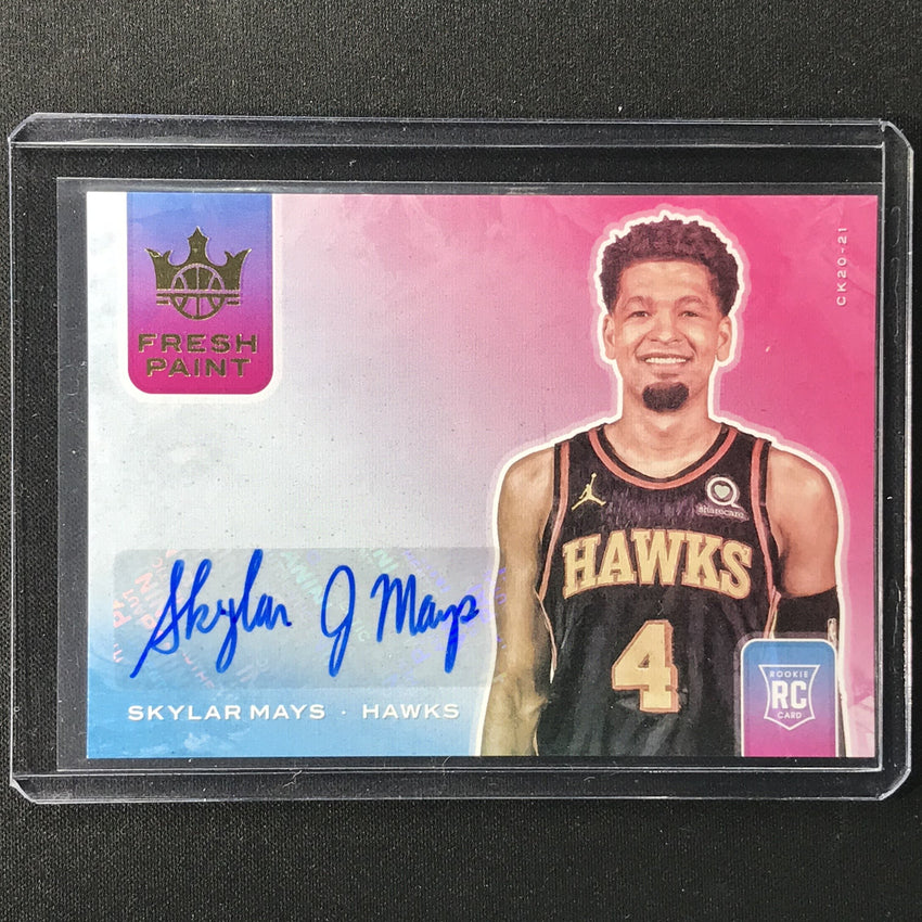 2020-21 Court Kings Skylar Mays Fresh Paint Rookie Auto 54/75