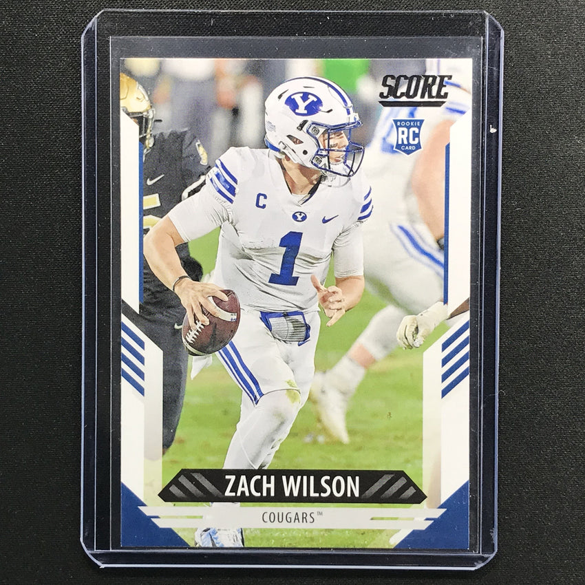 2021 Score Zach Wilson Rookie Base No 304