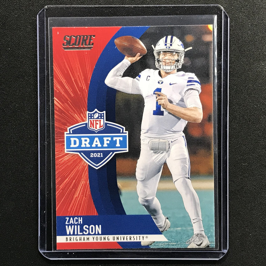 2021 Score Zach Wilson Nfl Draft Rookie No 3