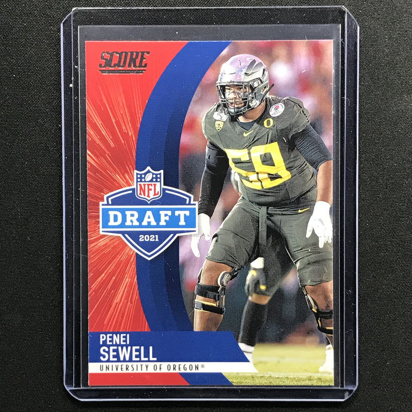 2021 Score Penei Sewell Nfl Draft Rookie No 15