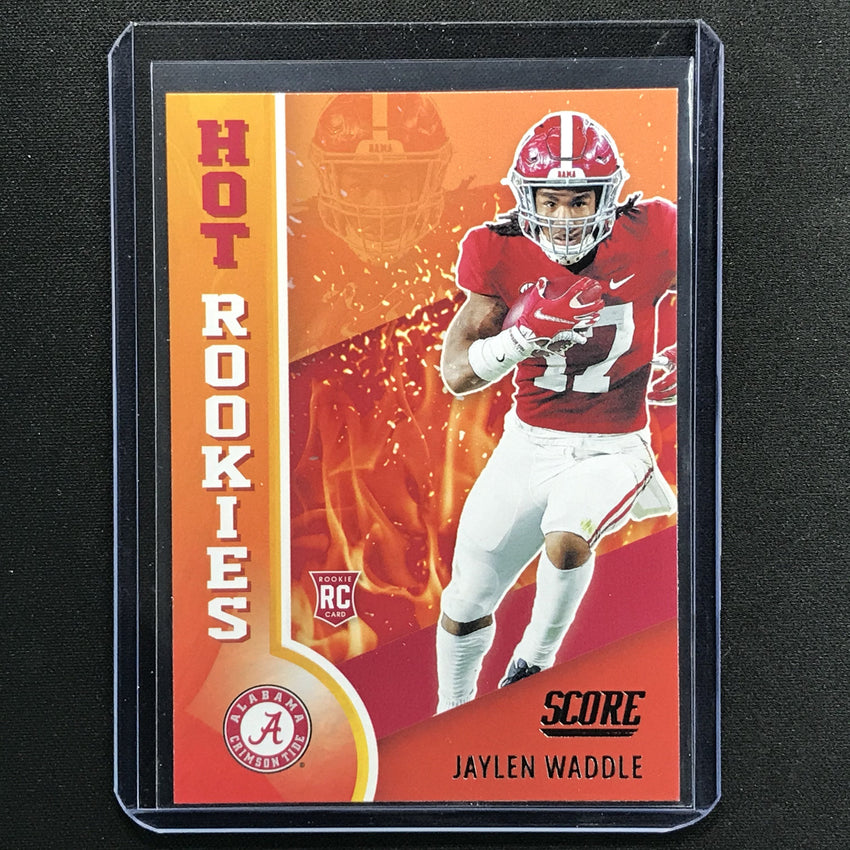 2021 Score Jaylen Waddle Hot Rookies No 9