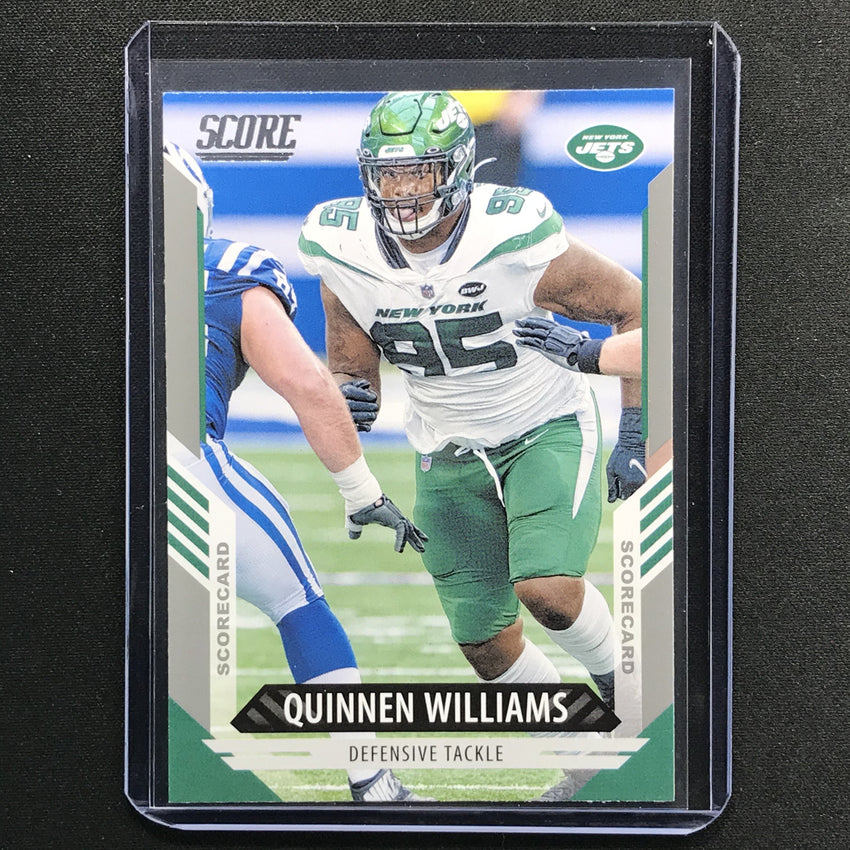 2021 Score Quinnen Williams Base Scorecard Silver No 49