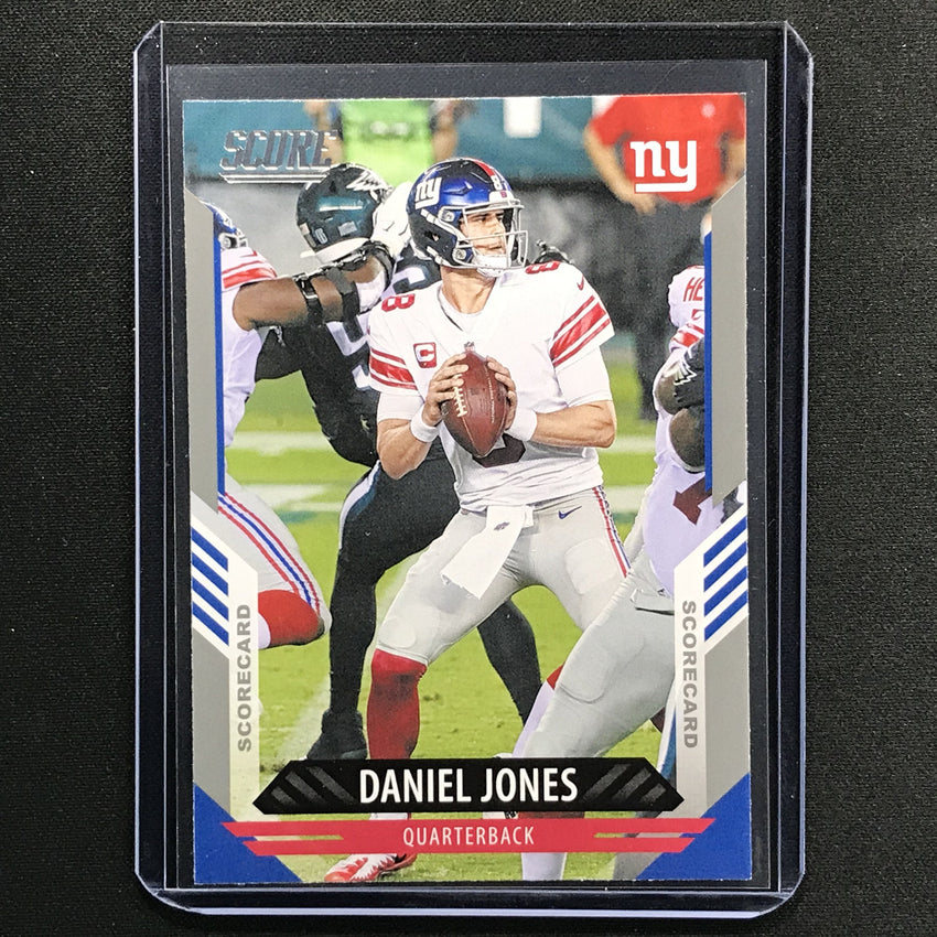 2021 Score Daniel Jones Base Scorecard Silver No 60