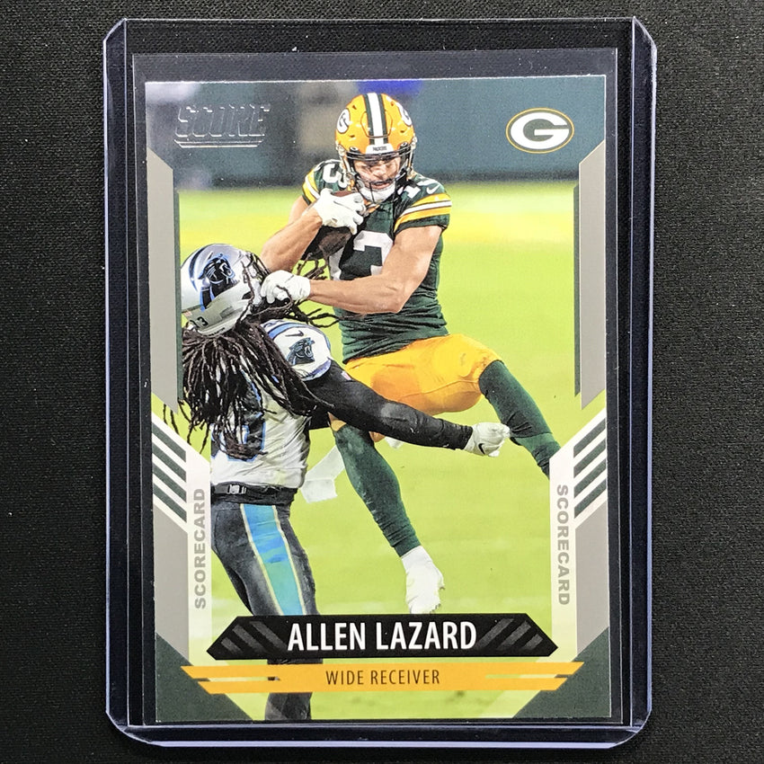 2021 Score Allen Lazard Base Scorecard Silver No 284