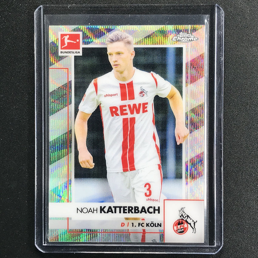 2020-21 Topps Chrome Bundesliga Noah Katterbach X-fractor 241/250